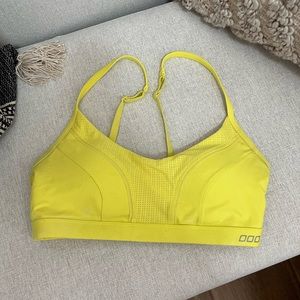 Lorna Jane yellow convertible sports bra